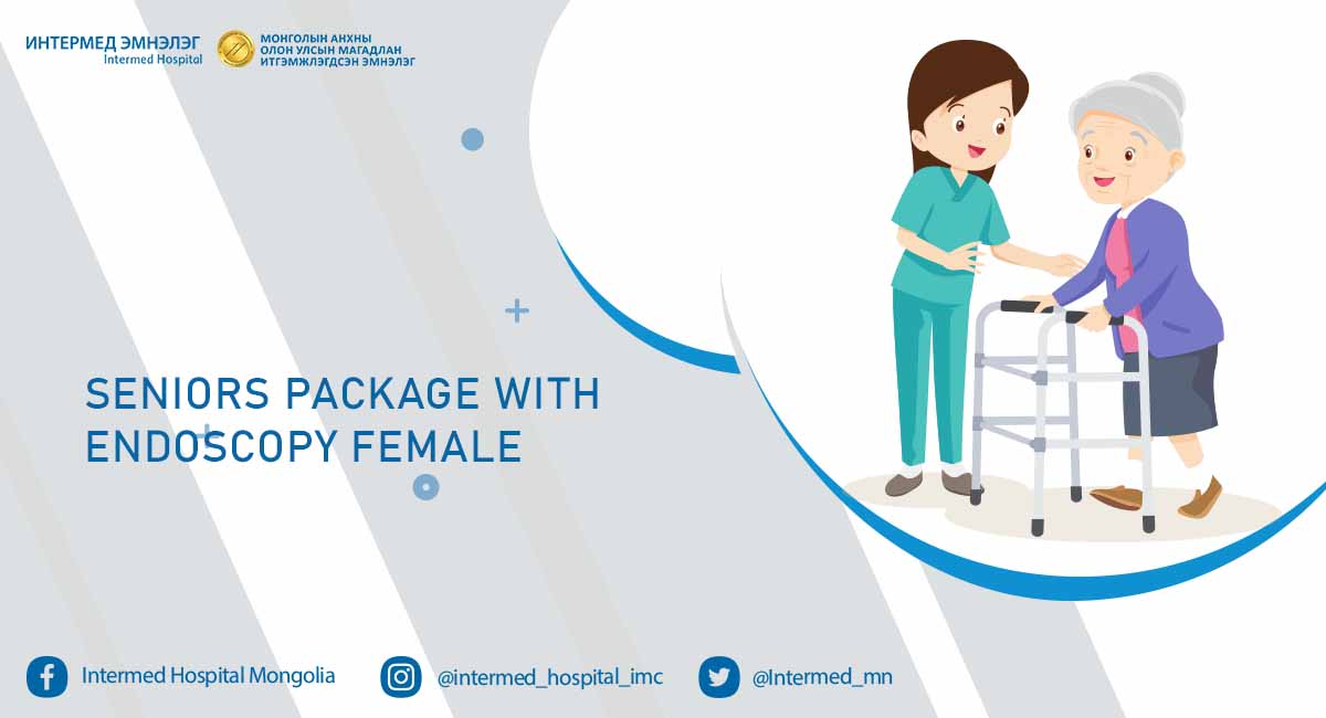 Seniors package with endoscopy female