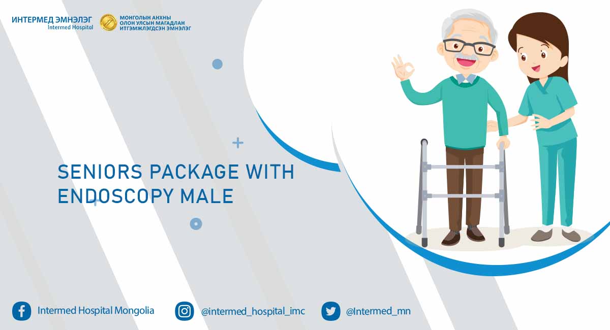 Seniors package with endoscopy male